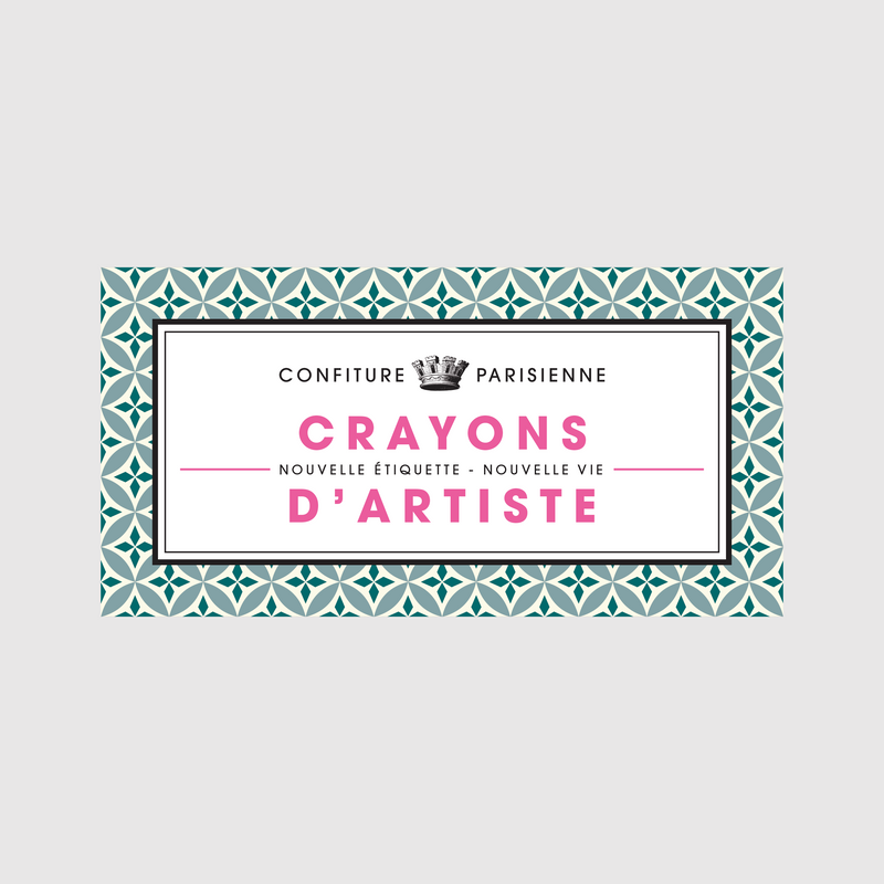 Confiture Parisienne - Etiquette Crayons D'artiste