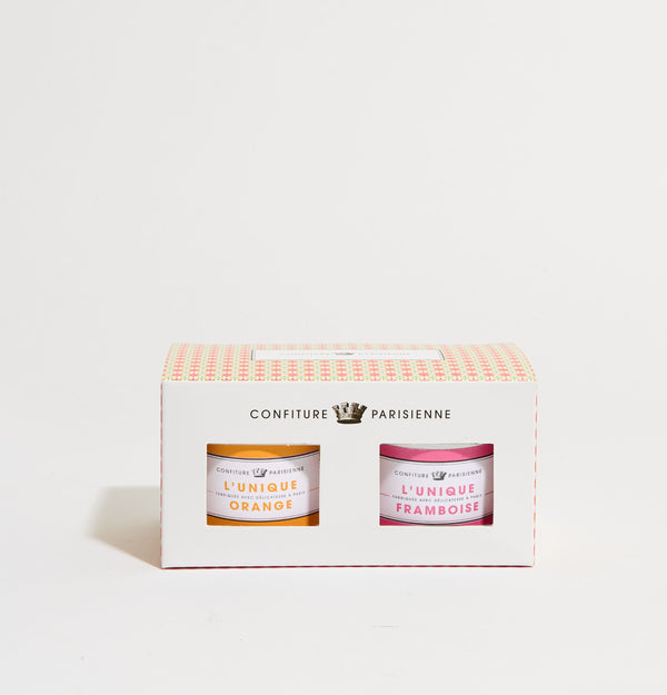 Confiture Parisienne - Boxed set of two recipes - Orange Raspberry