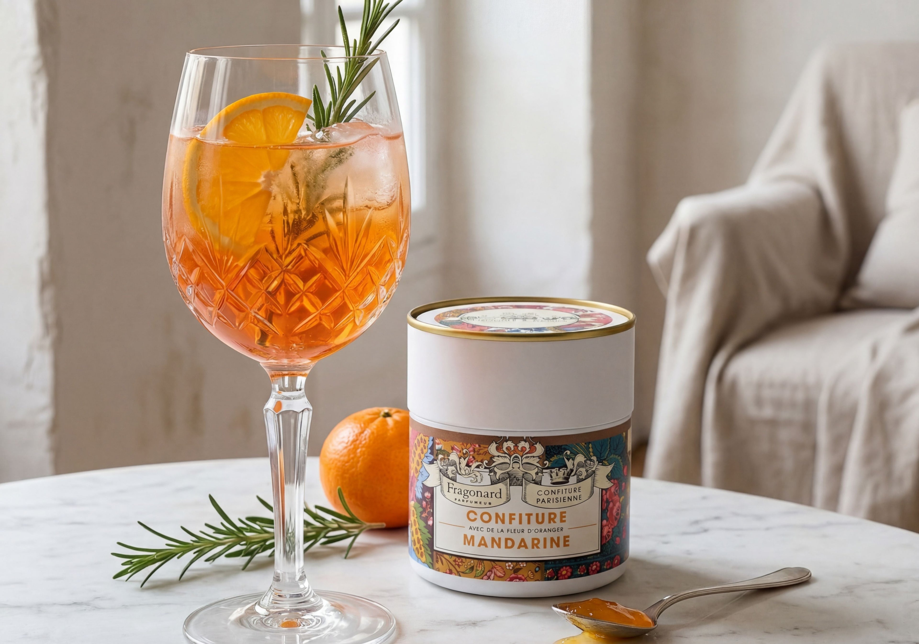 Spritz Mandarine Fleur d'Oranger, avec ou sans alcool