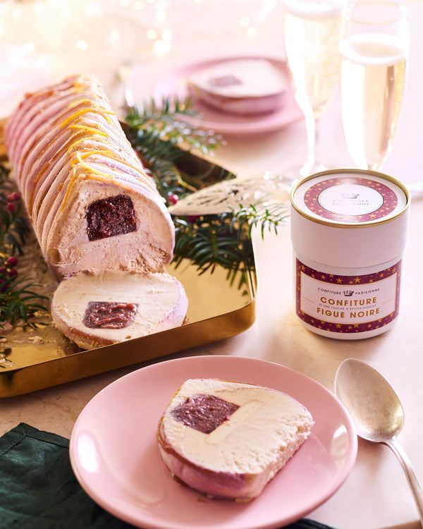 Bûche de Noël à la confiture de Figue noire