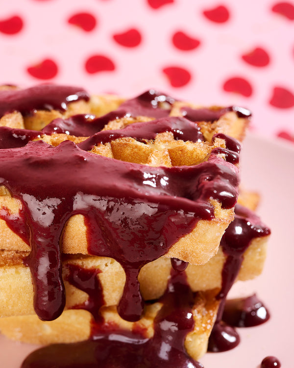 La gaufre Chéri(e) Cherry Spéciale Saint-Valentin