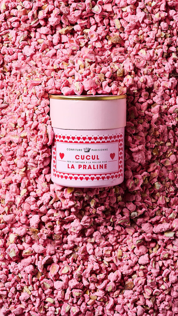 Moelleux à la praline rose et chocolat blanc