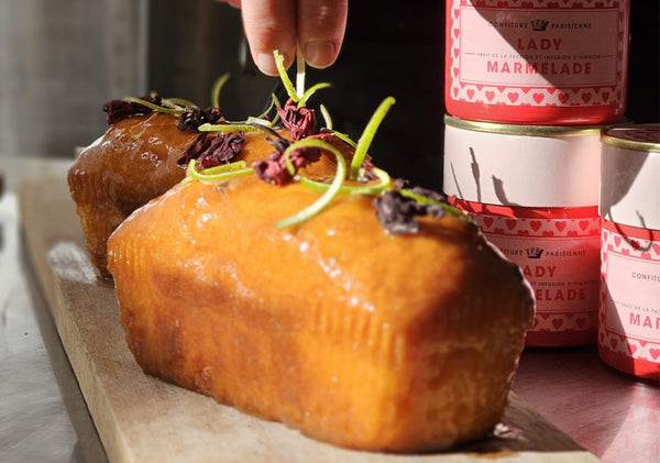 Recette de cake nappé à la confiture d'amour !