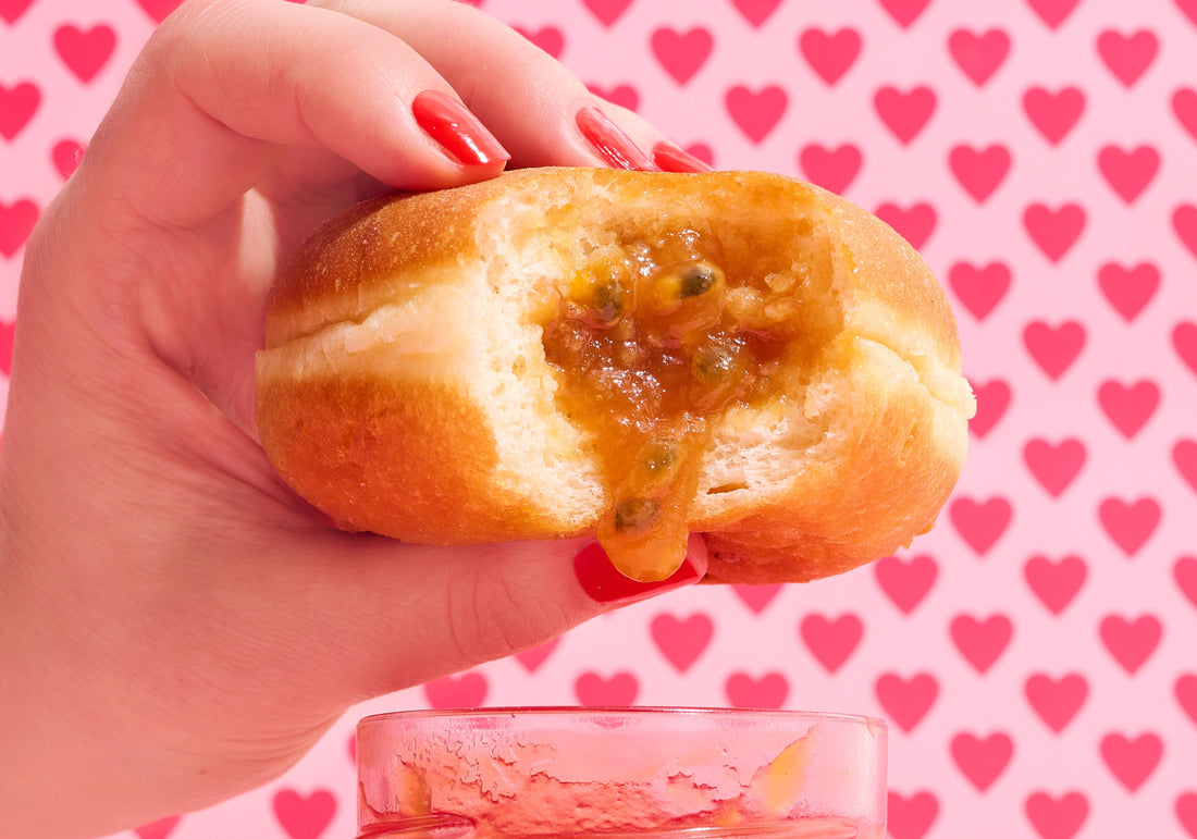 Beignet Passion et Hibiscus spécial Saint-Valentin