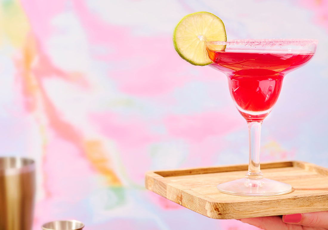 Cocktail à la confiture Fraise Framboise Géranium