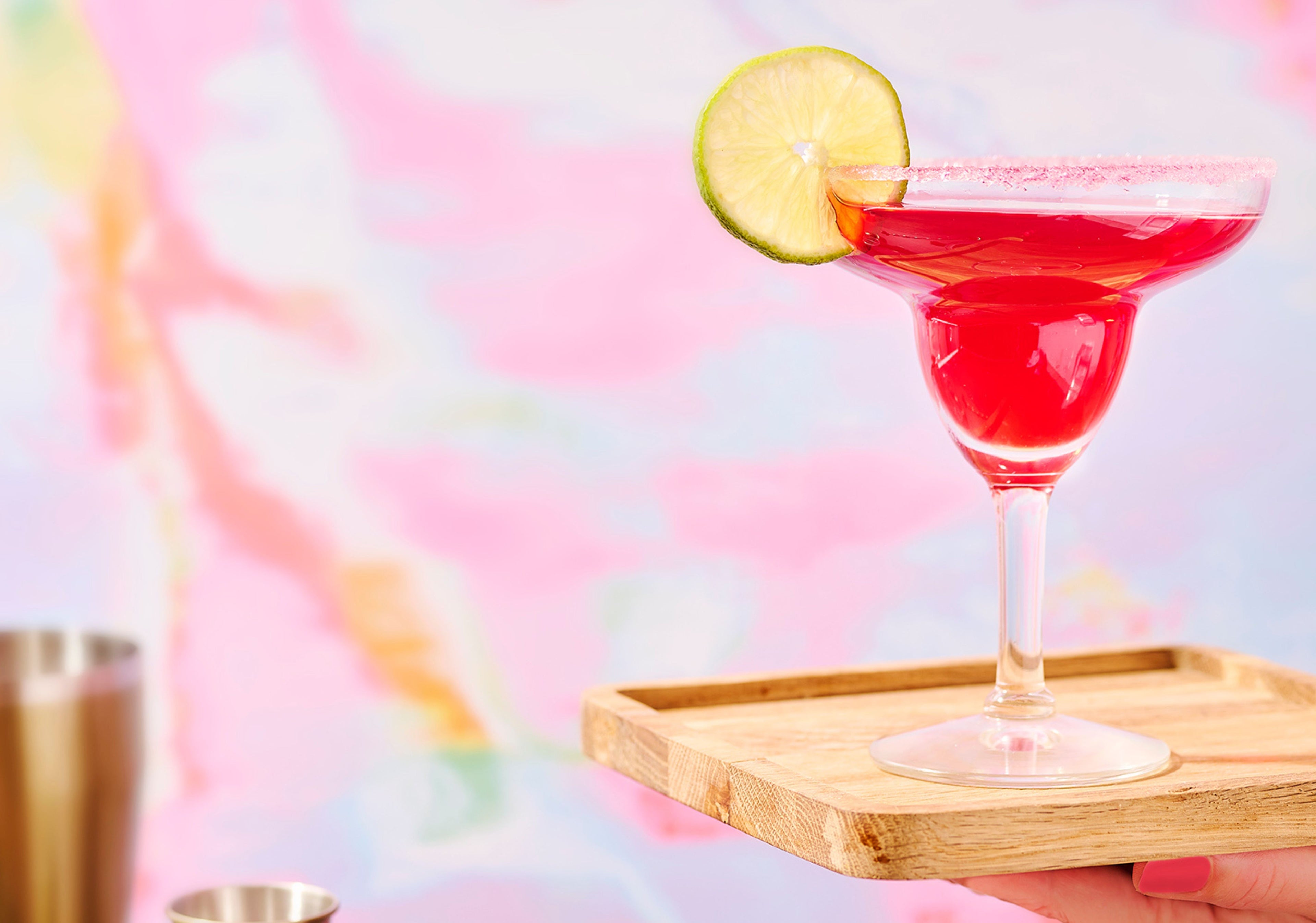 Cocktail à la confiture Fraise Framboise Géranium