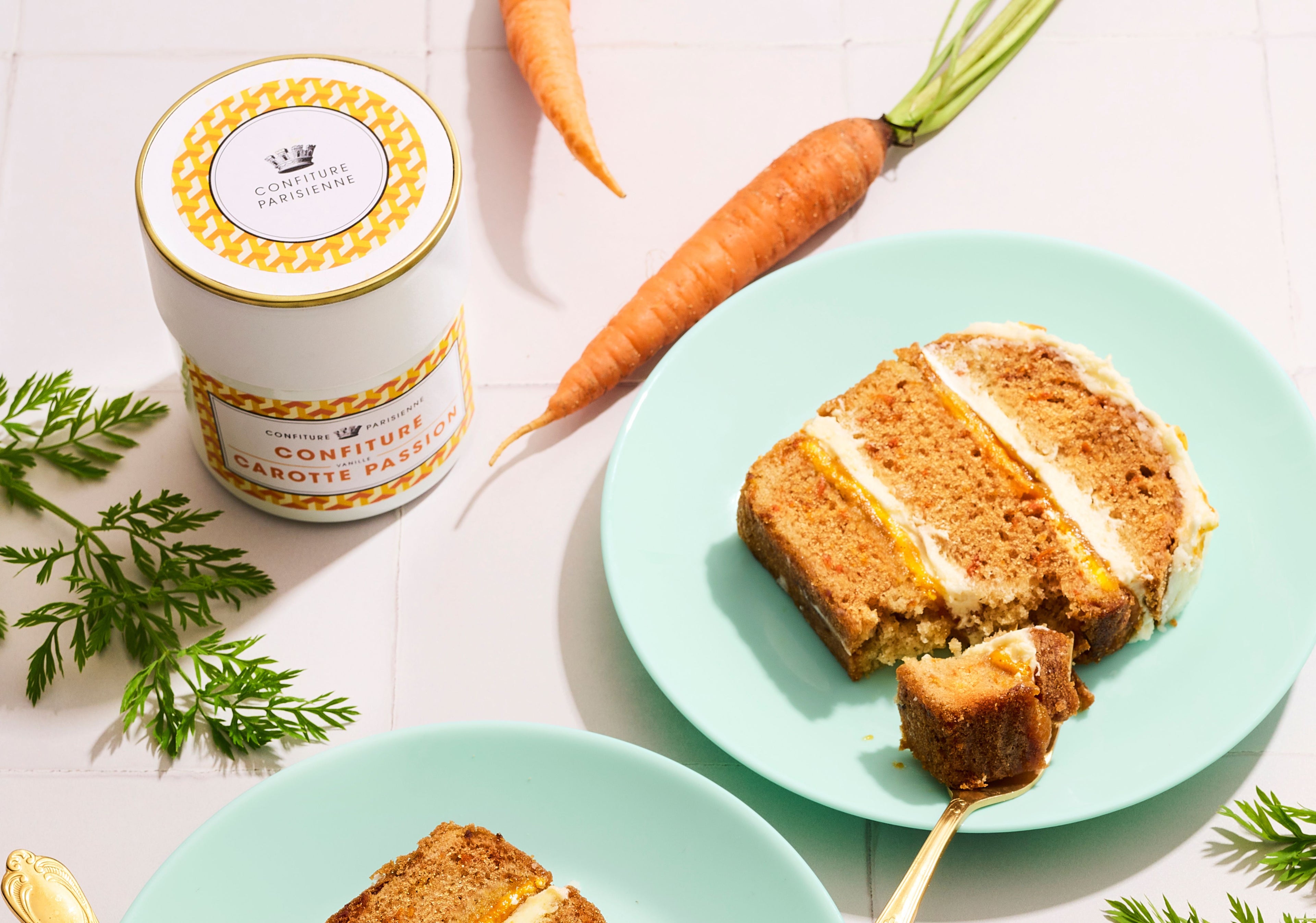 Carrot cake à la confiture carotte passion
