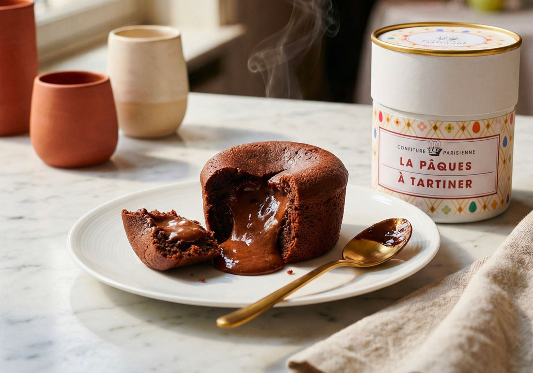 Moelleux cœur coulant Pâques à Tartiner