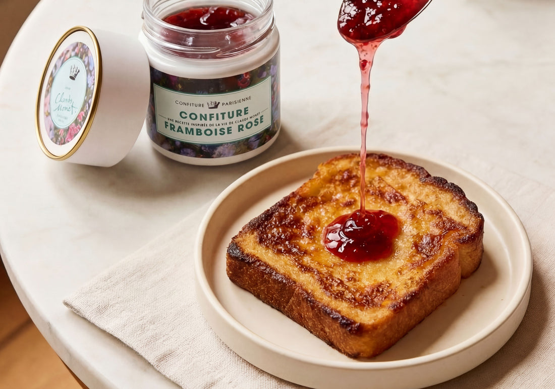 French toast brioche & Confiture Framboise Rose