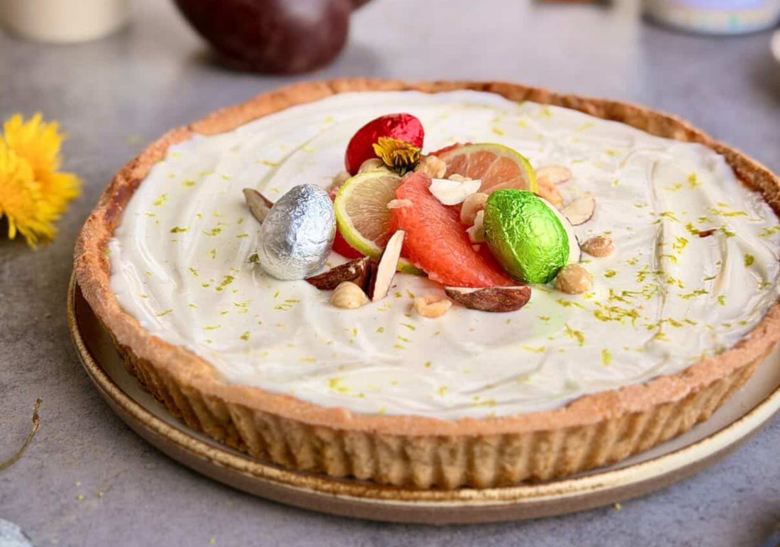 Tarte ricotta citron à "La Pâques à Tartiner" de Céline Rivier