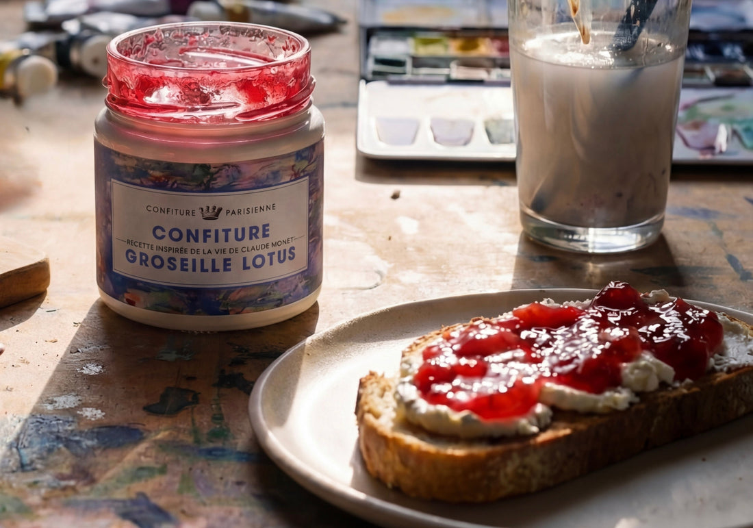 Tartine chèvre frais & Confiture Groseille Lotus