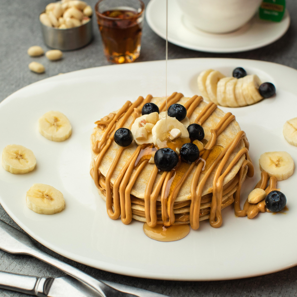 Savoureux pancakes au beurre de cacahuètes