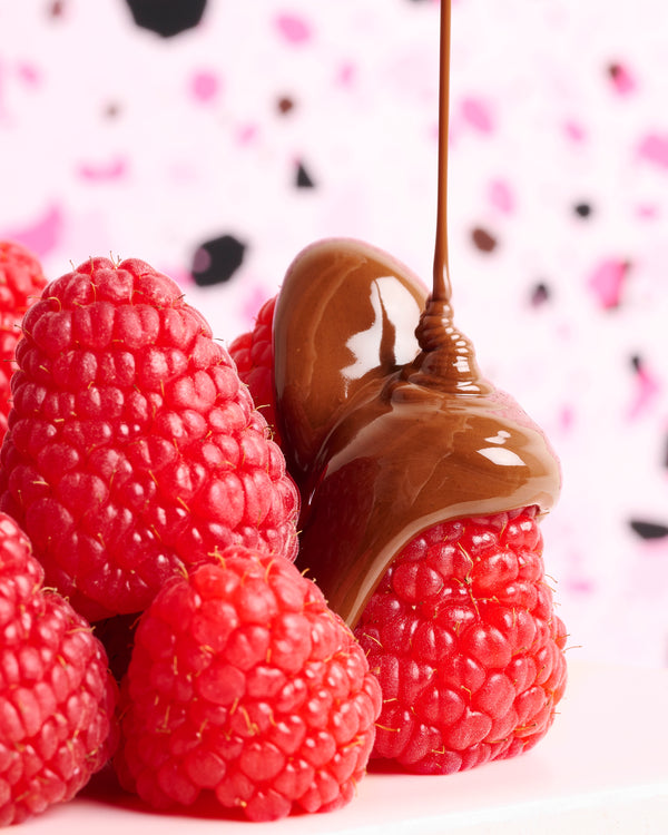 Confiture Parisienne - Recette de mi cuit au chocolat coeur framboise - Tartine Chocolat Framboise