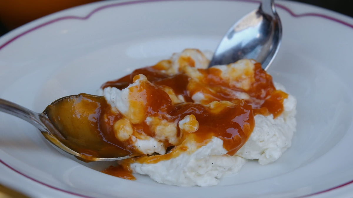 Le riz au lait de Gilles Choukroun, à la confiture Abricot Fleur d'Oranger