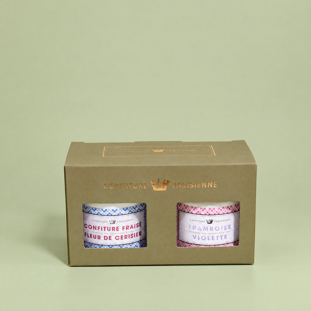 Coffret 2 recettes : Framboise Violette + Fraise Fleur de Cerisier