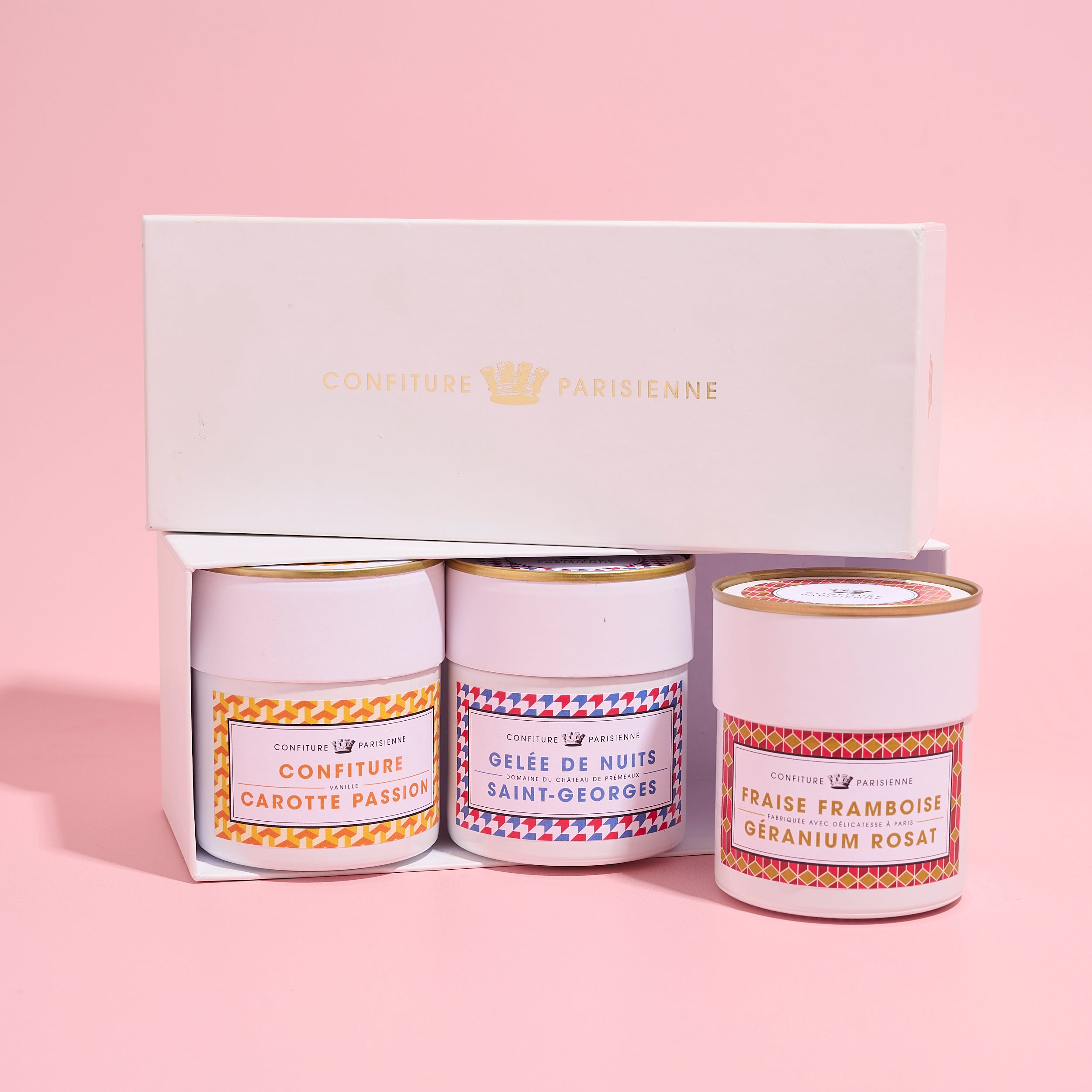 Coffret 3 recettes : Nuits-Saint-Georges - Carotte Passion - Fraise Framboise