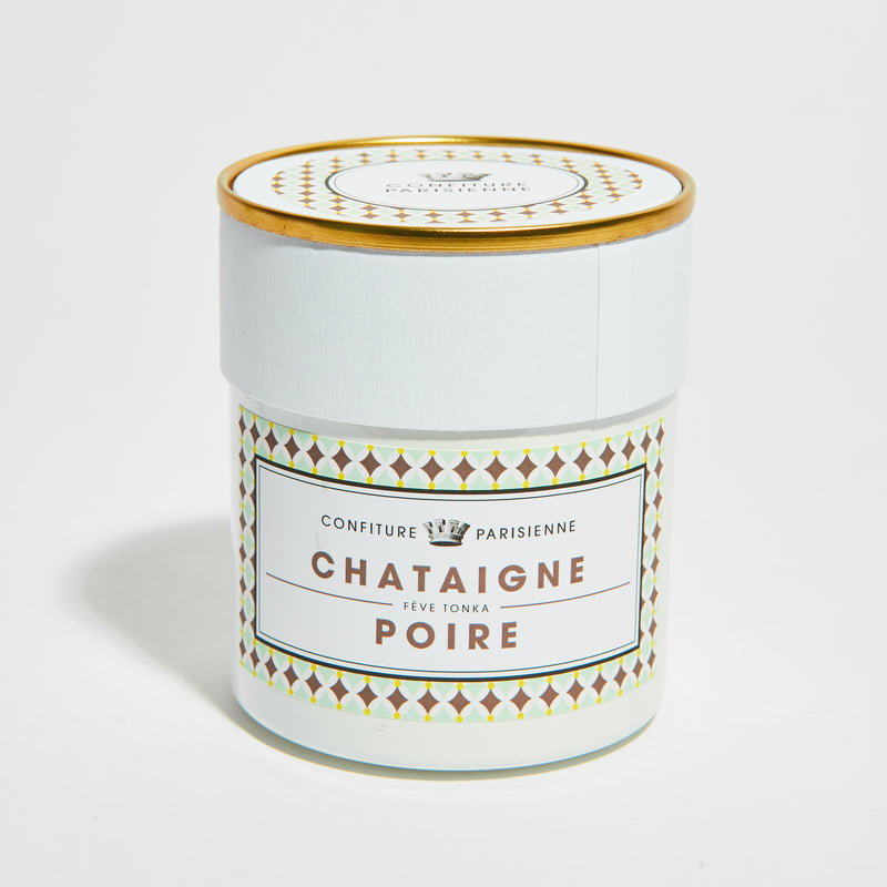 Confiture Parisienne - 250g Châtaigne Poire face