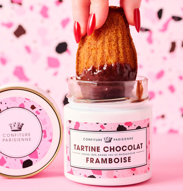 Confiture Parisienne - Pâte à tartiner Choco Framboise 