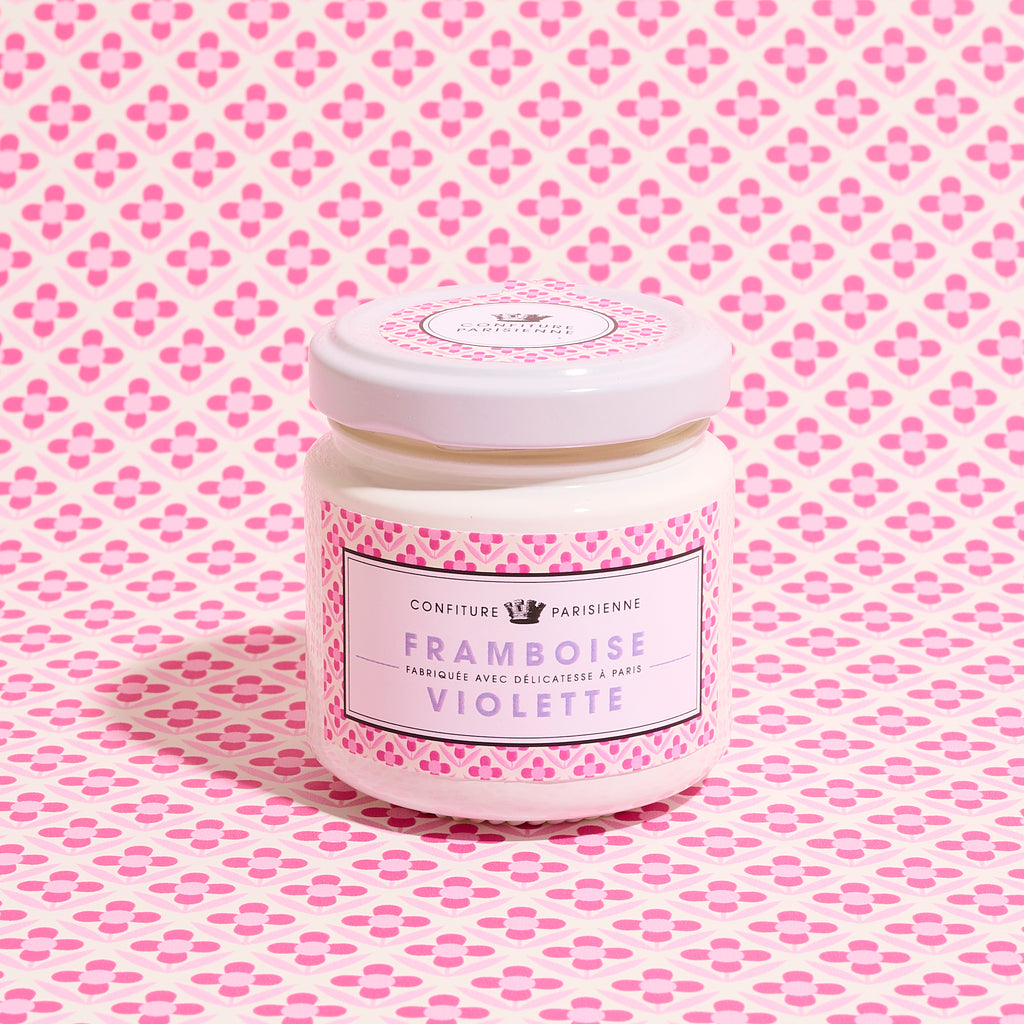 Coffret 4 recettes : Cassis Jasmin, Framboise Violette, Abricot Lavande, Fraise Fleur de cerisier