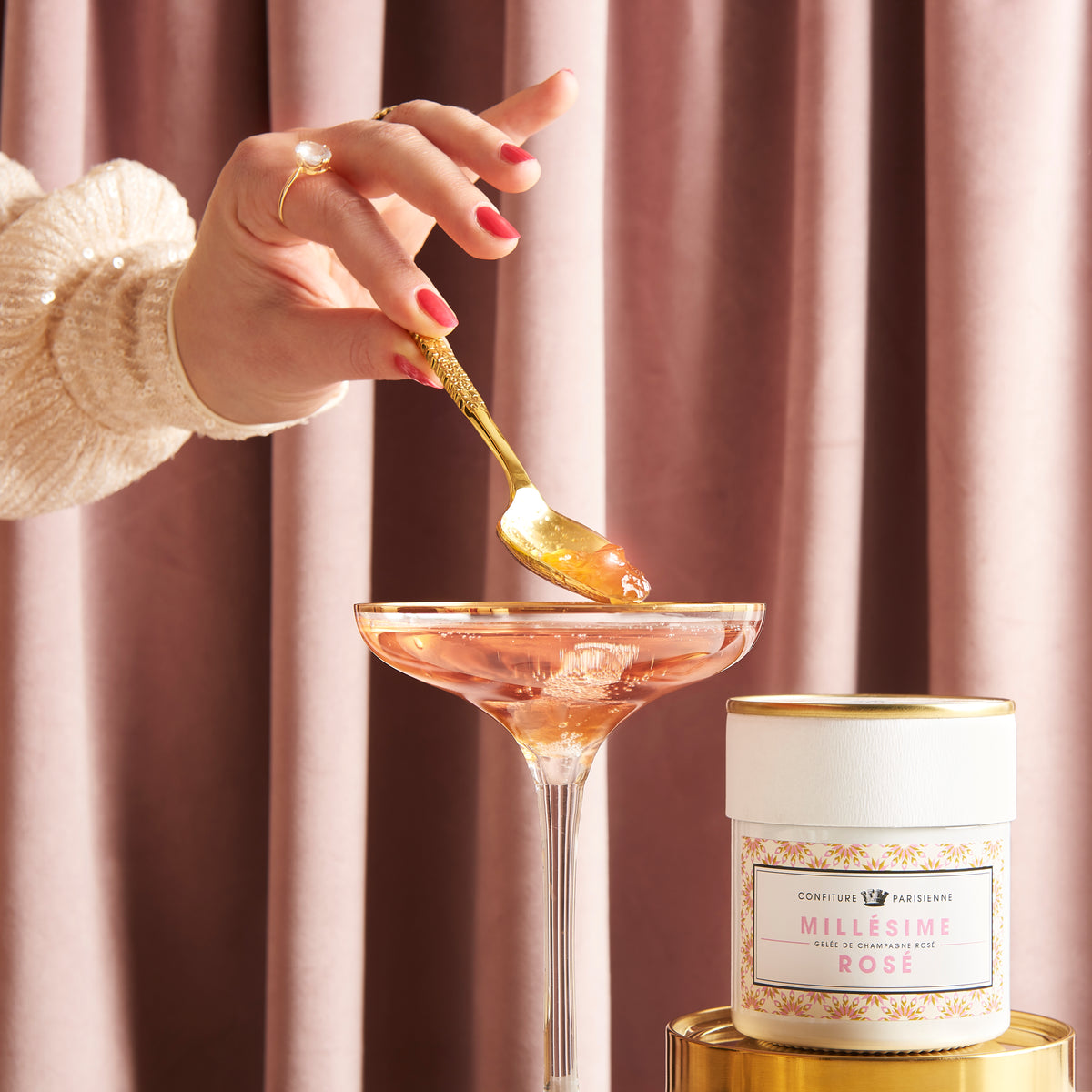 Coffret 3 recettes : Fraise Framboise Géranium, Framboise Macaron et Millésime rosé - 3 X 250G