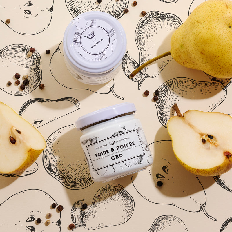 Confiture Parisienne - Poire et Poivre CBD
