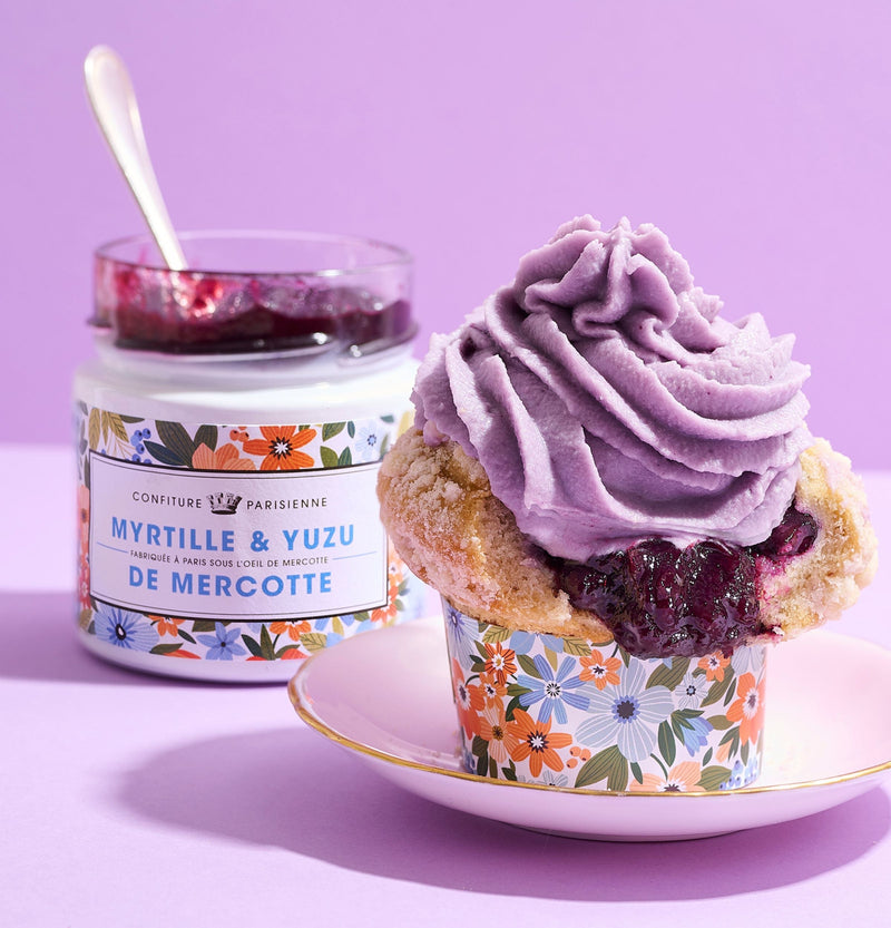 Confiture Parisienne x Mercotte Myrtille & Yuzu avec Mercotte