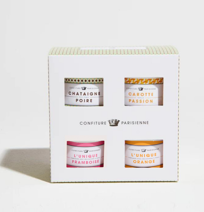 Confiture Parisienne - Coffret Best-seller + Framboise - Orange