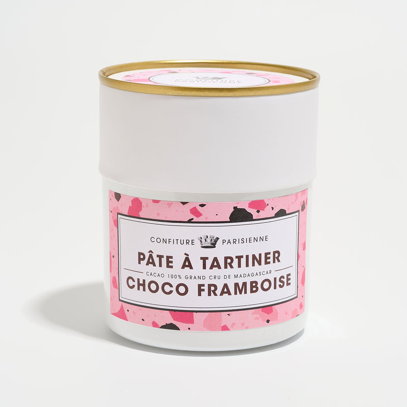Confiture Parisienne - Pâte à tartiner Choco Framboise 