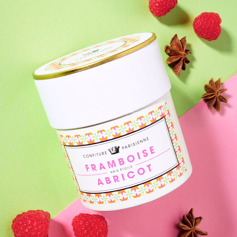 Confiture Parisienne x Framboise abricot anis étoilé