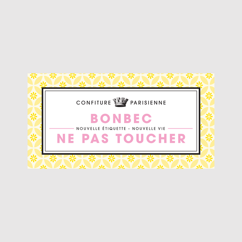 Confiture Parisienne - Etiquette Bonbec Ne Pas Toucher