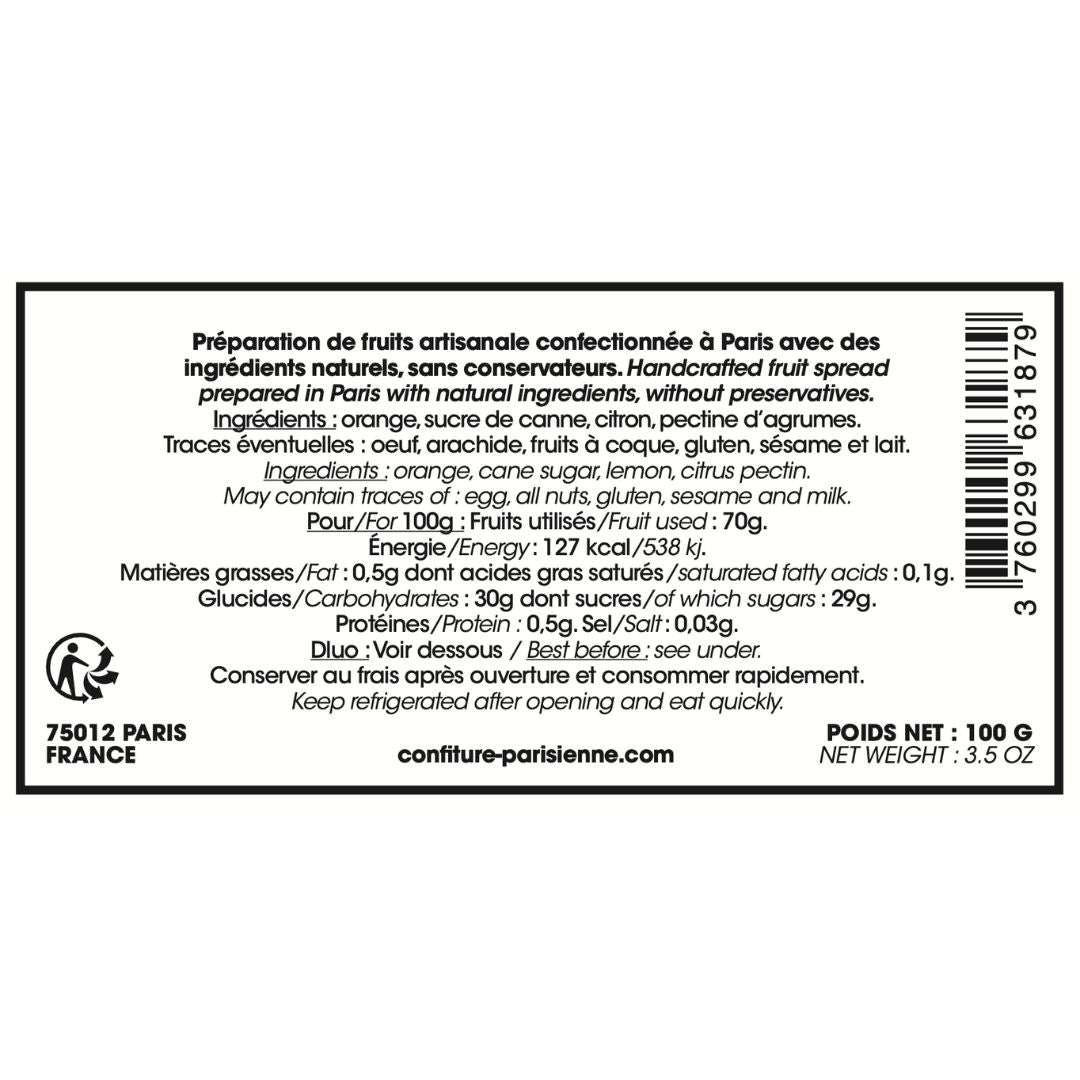 Confiture Parisienne - Unique Orange