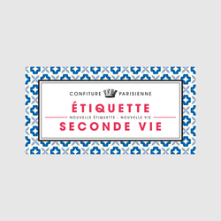 Confiture Parisienne - Etiquette Seconde Vie 